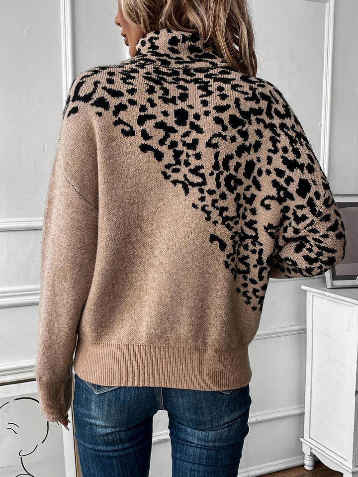 Sceirchnoc - Leopard Spot Sweater | Elina Dublin