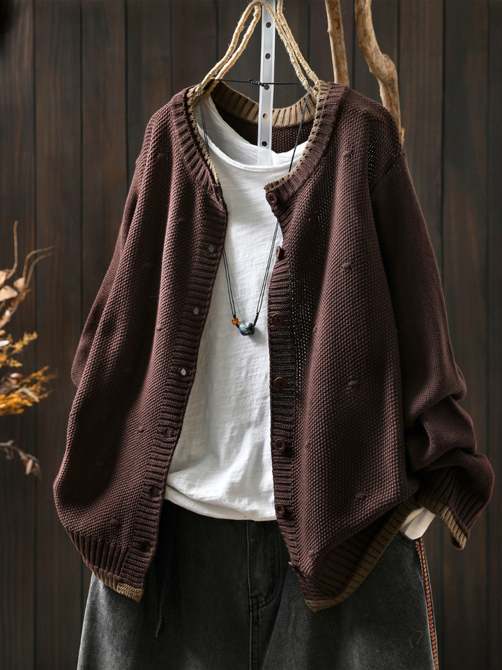 Isadora - Textured Cardigan | Elina Dublin