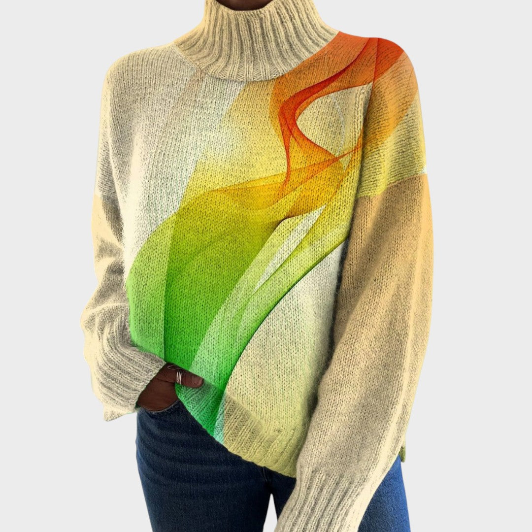Fiona | Roll-Neck Jumper — Elina Dublin