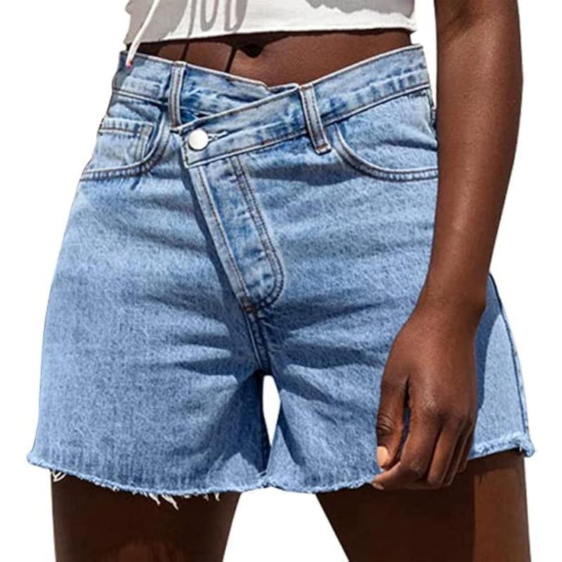BITUIN™ – Casual High Waisted Crossover Summer Shorts | Elina Dublin