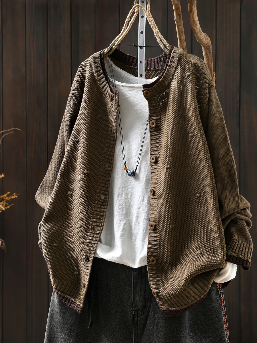 Isadora - Textured Cardigan | Elina Dublin