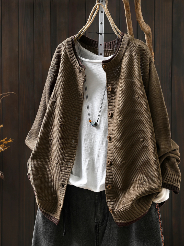 Isadora - Textured Cardigan | Elina Dublin