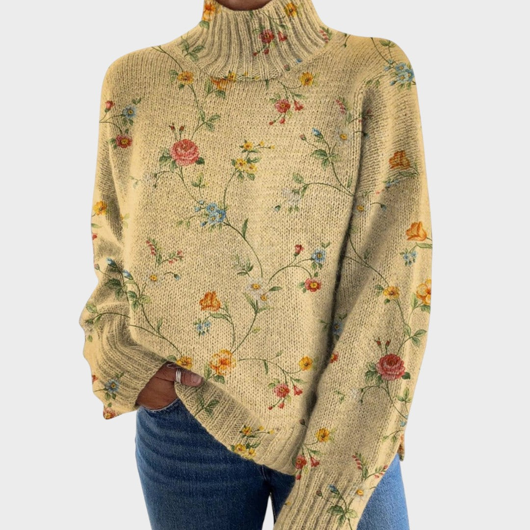 Nora | Roll-Neck Jumper — Elina Dublin