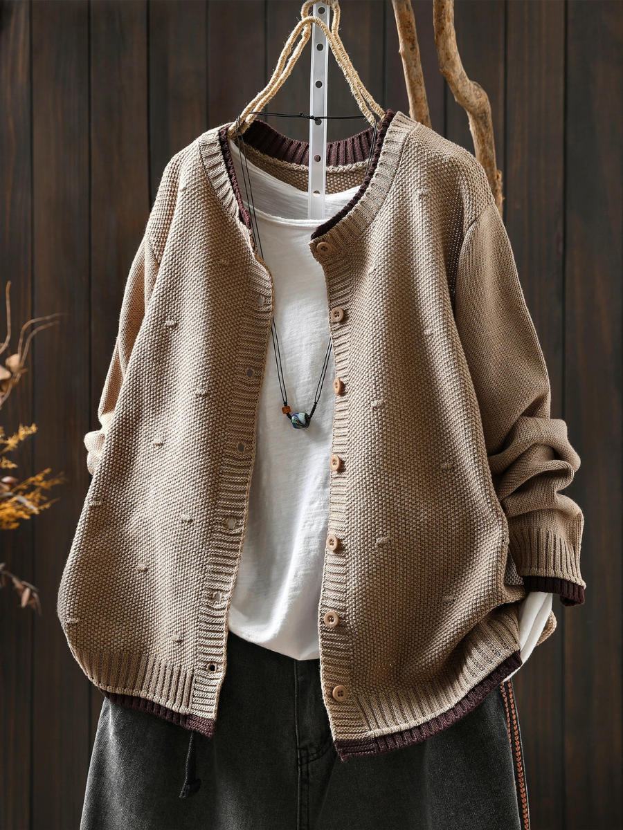 Isadora - Textured Cardigan | Elina Dublin