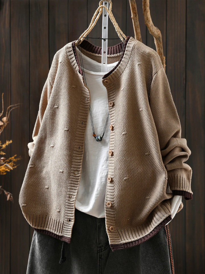 Isadora - Textured Cardigan | Elina Dublin