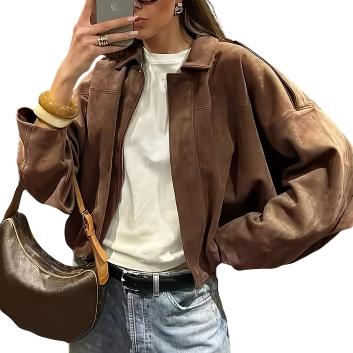 ALEENA™ – Relaxed Fit Military Style Jacket | Elina Dublin