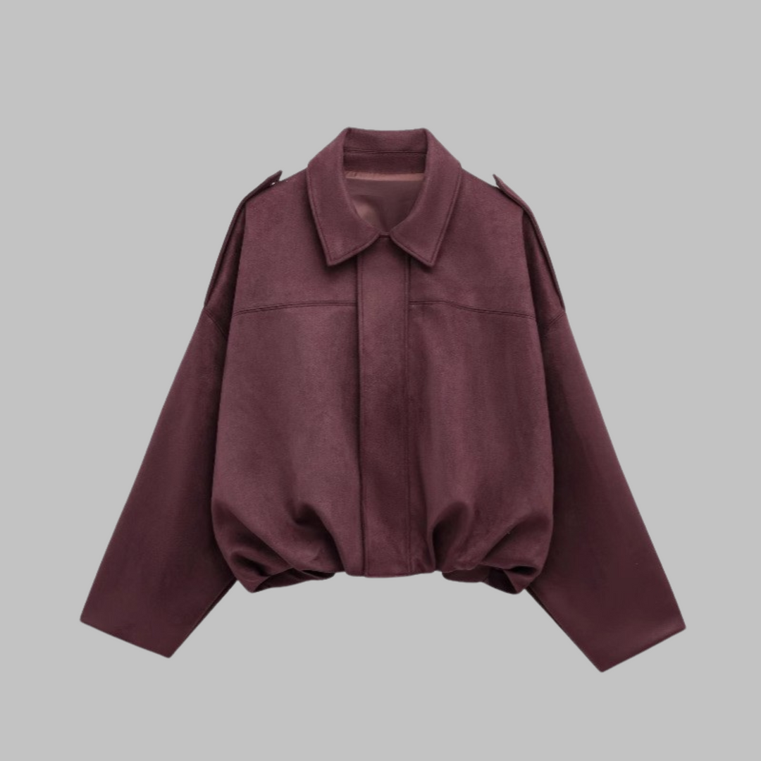 RATANA™ - Comfy Loose Fit Military Jacket | Elina Dublin