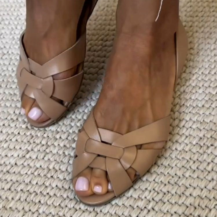 Blathnaid - Woven Nature Sandals | Elina Dublin