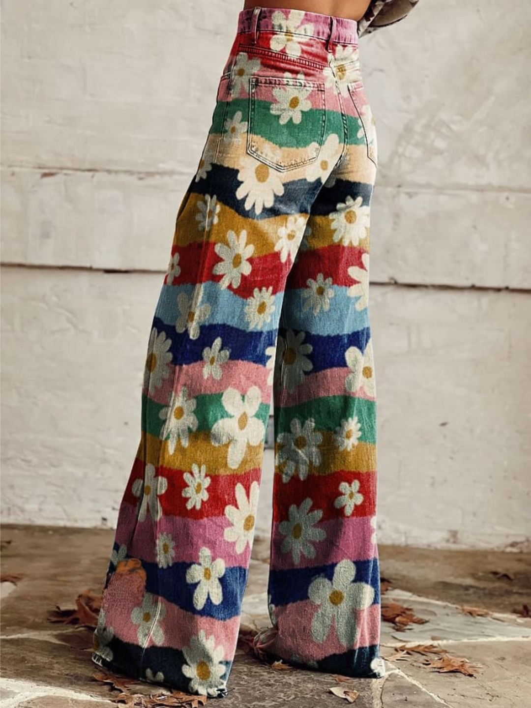 Léon™ | Elegant Floral Trousers | Elina Dublin