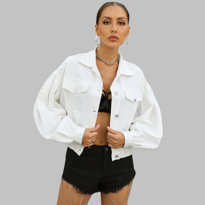 HEILA™ - Casual Long Sleeve Button Down Jacket | Elina Dublin