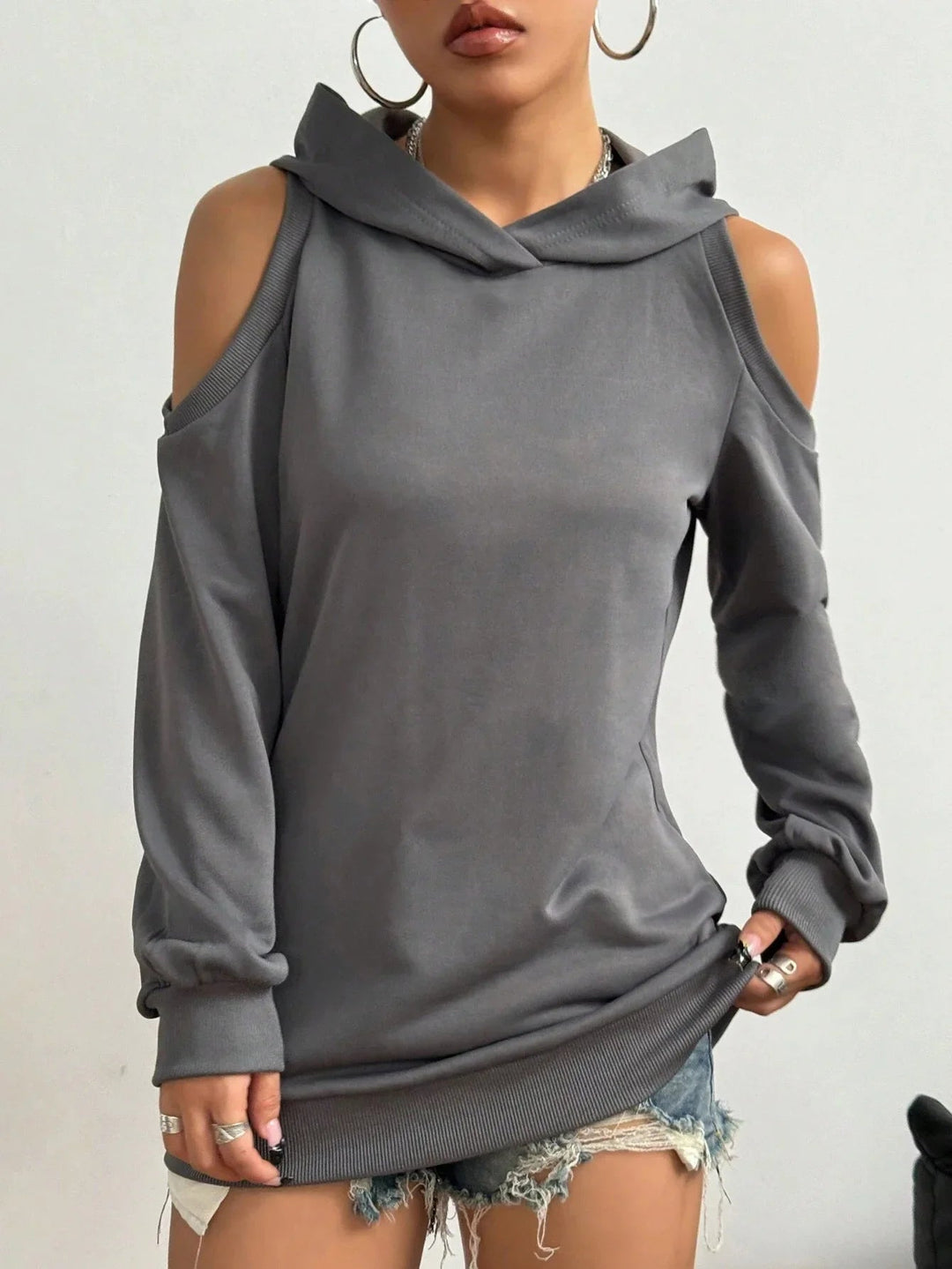 Camélia™ — Elegant Sweater with Open-Knit Shoulders | Elina Dublin