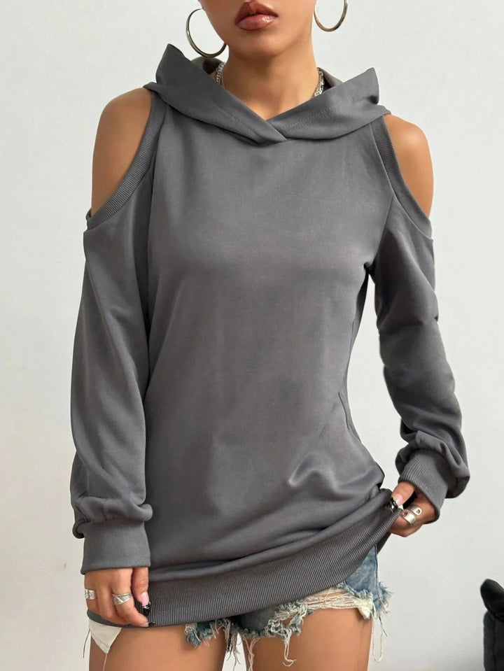 Camélia™ — Elegant Sweater with Open-Knit Shoulders | Elina Dublin