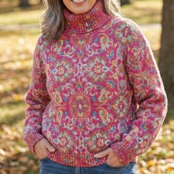 Muirriasc - Woven Multicolour Jumper | Elina Dublin