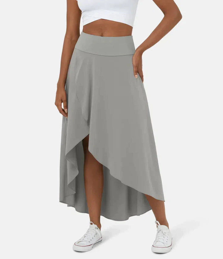 AMELIE™ - Elegant Asymmetric Midi Skirt | Elina Dublin