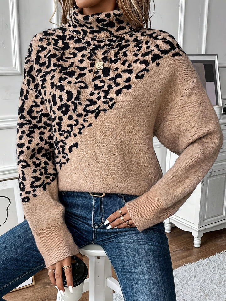 Sceirchnoc - Leopard Spot Sweater | Elina Dublin