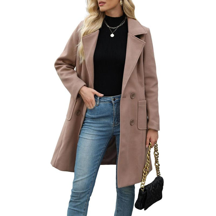 MOORE™ - Casual Wool Blend Warm Coat with Notch Lapel for Winter Wear | Elina Dublin
