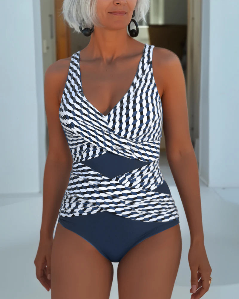 Aisling - Swimsuit Geometric | Elina Dublin