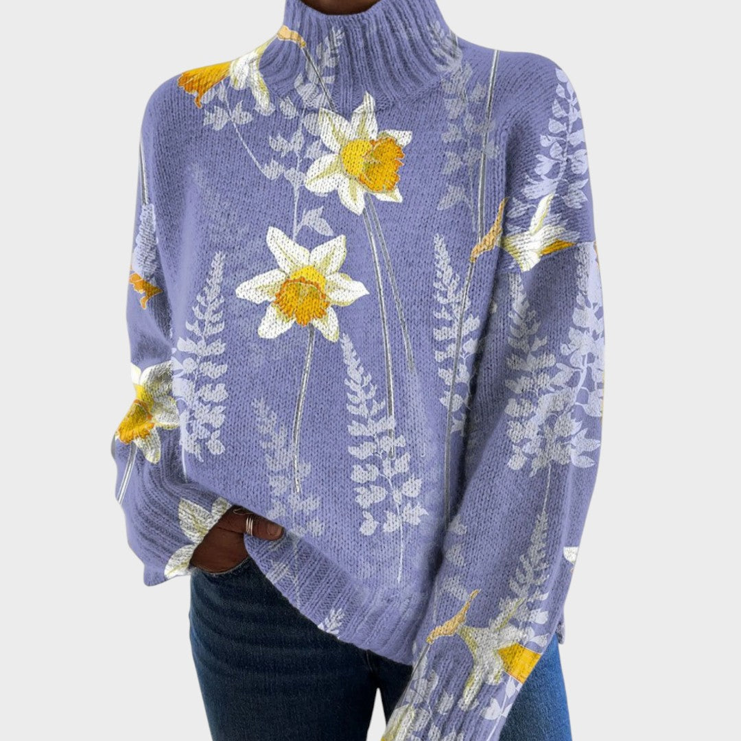 Alva | Roll-Neck Jumper — Elina Dublin
