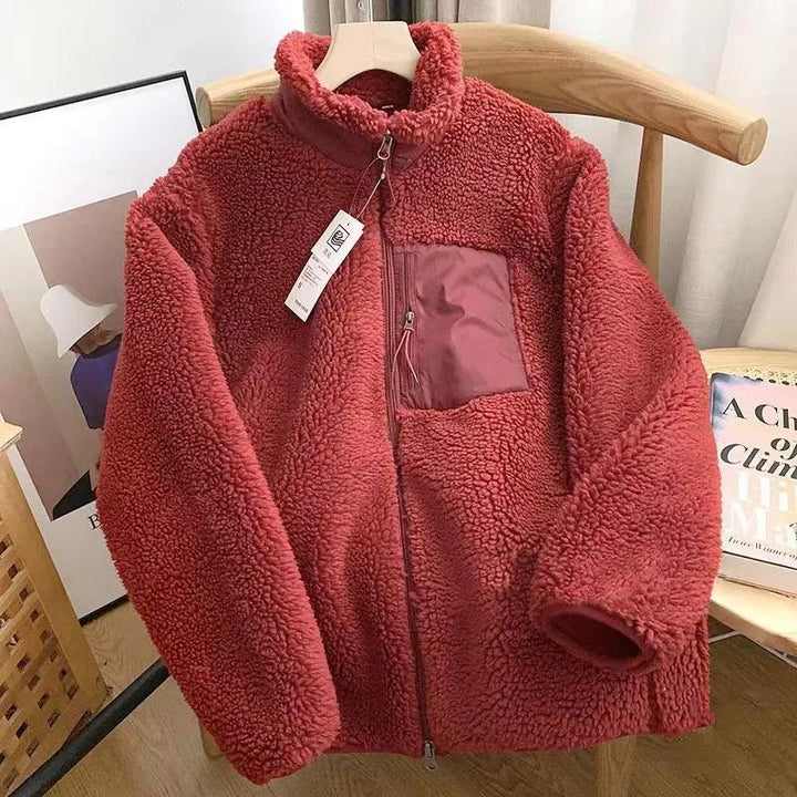 CELANDINE™ - Comfy Long Sleeve Zip-Up Plush Winter Jacket | Elina Dublin