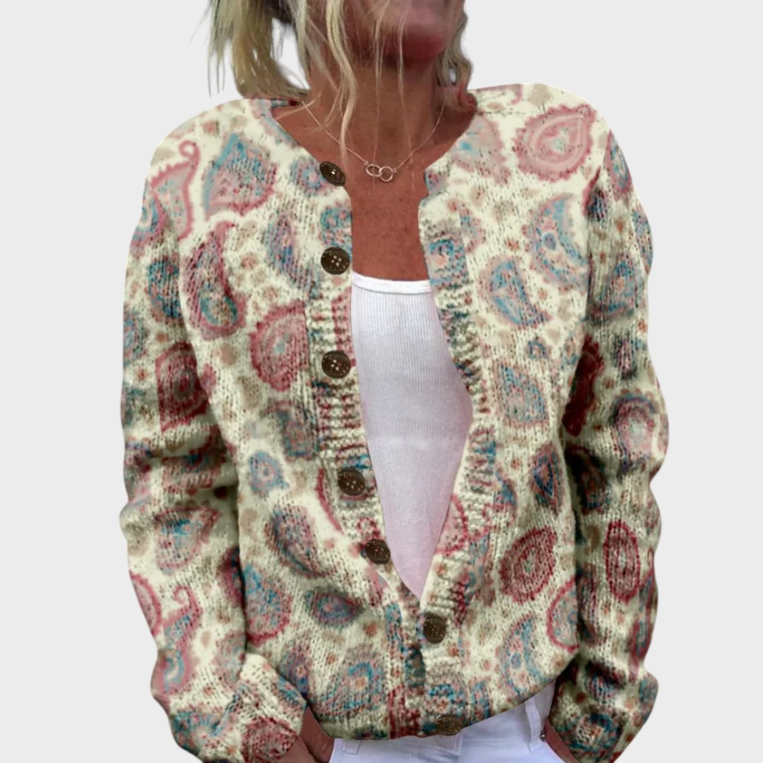 Sceircarraig - Garden Charm Cardigan | Elina Dublin