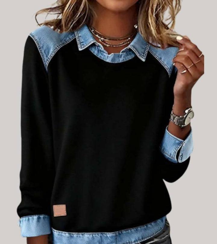 Rosalie™ — Modern Chic Knit Top | Elina Dublin