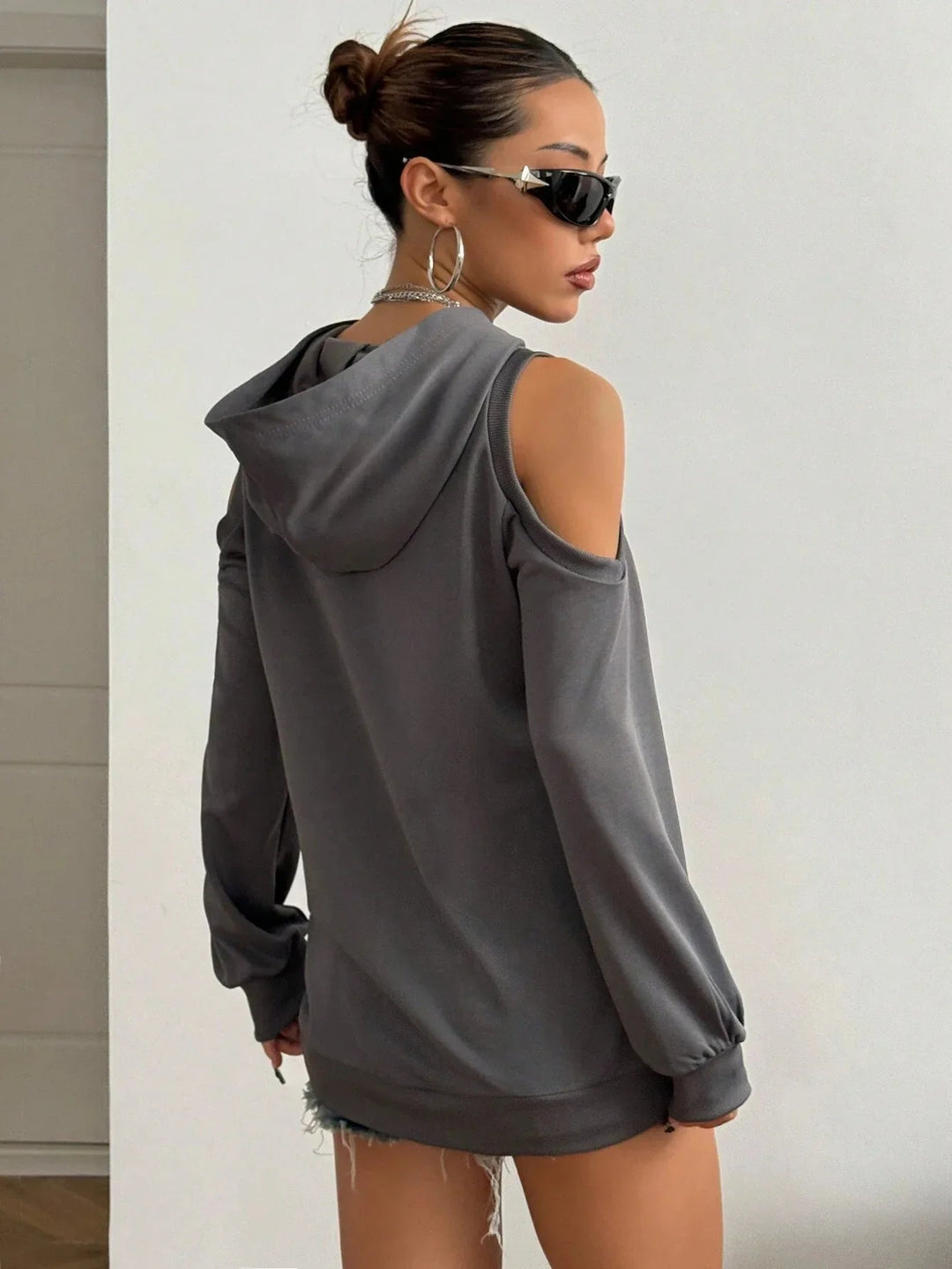 Camélia™ — Elegant Sweater with Open-Knit Shoulders | Elina Dublin