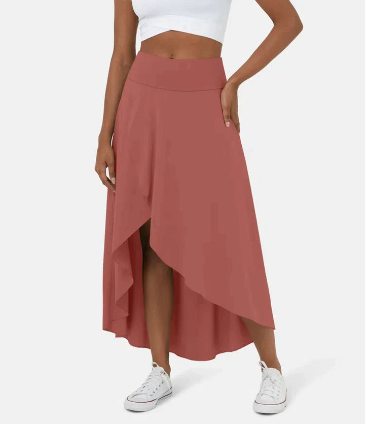 AMELIE™ - Elegant Asymmetric Midi Skirt | Elina Dublin