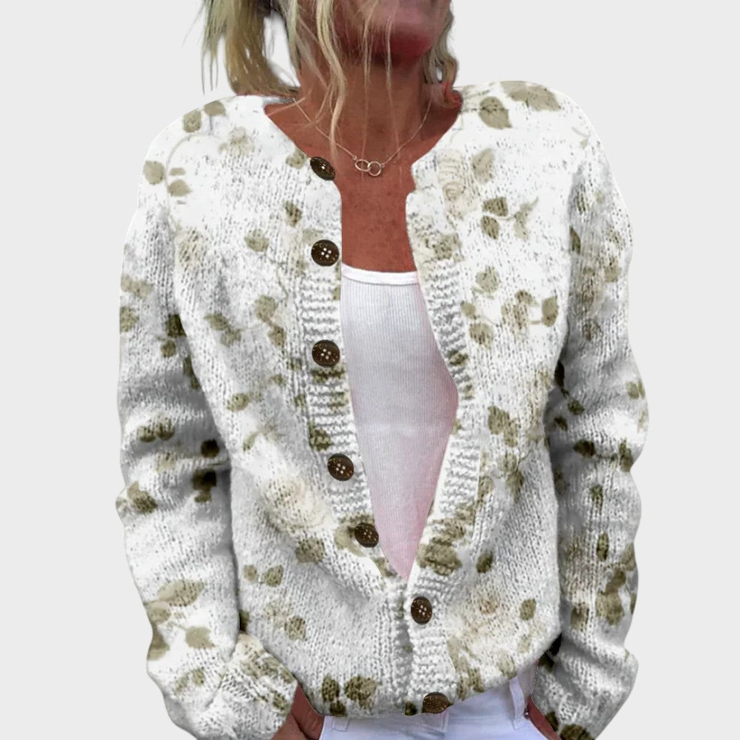Fainthra - Wildmeadow Print Cardigan | Elina Dublin