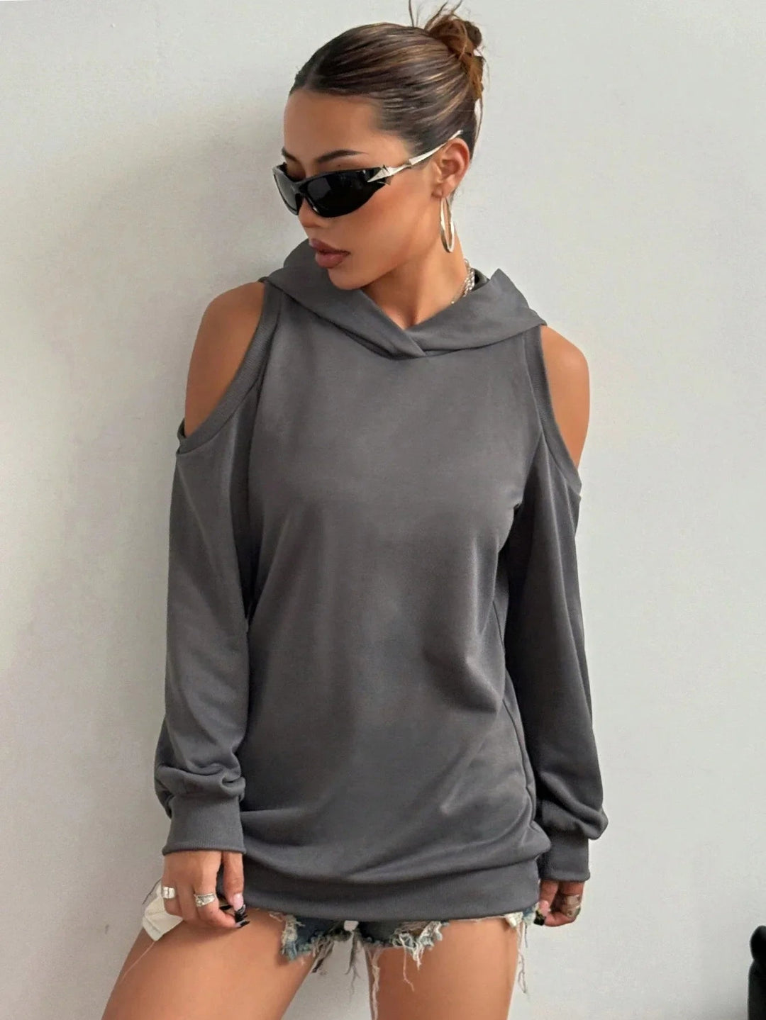 Camélia™ — Elegant Sweater with Open-Knit Shoulders | Elina Dublin