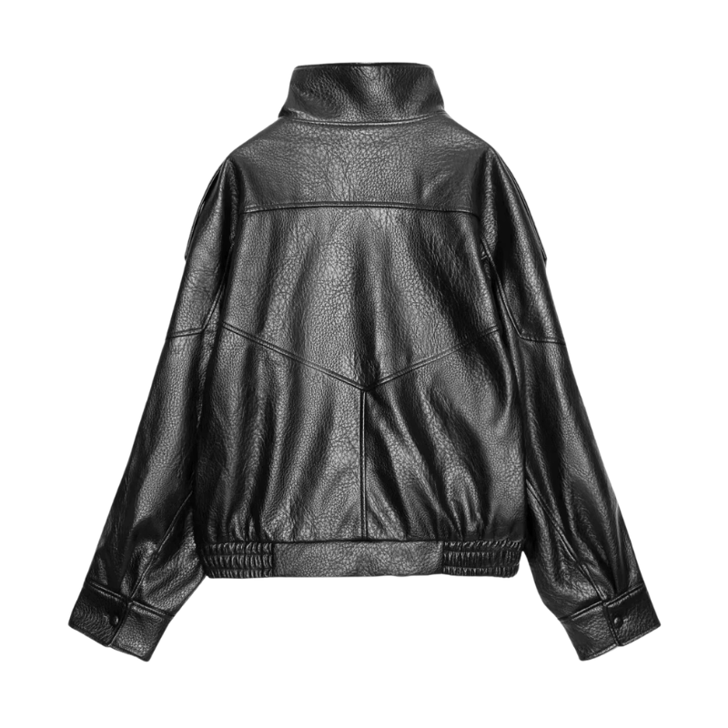 JAMIE™ – Stylish Modern Oversized Moto Jacket | Elina Dublin