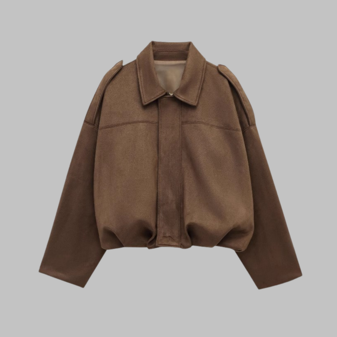 RATANA™ - Comfy Loose Fit Military Jacket | Elina Dublin