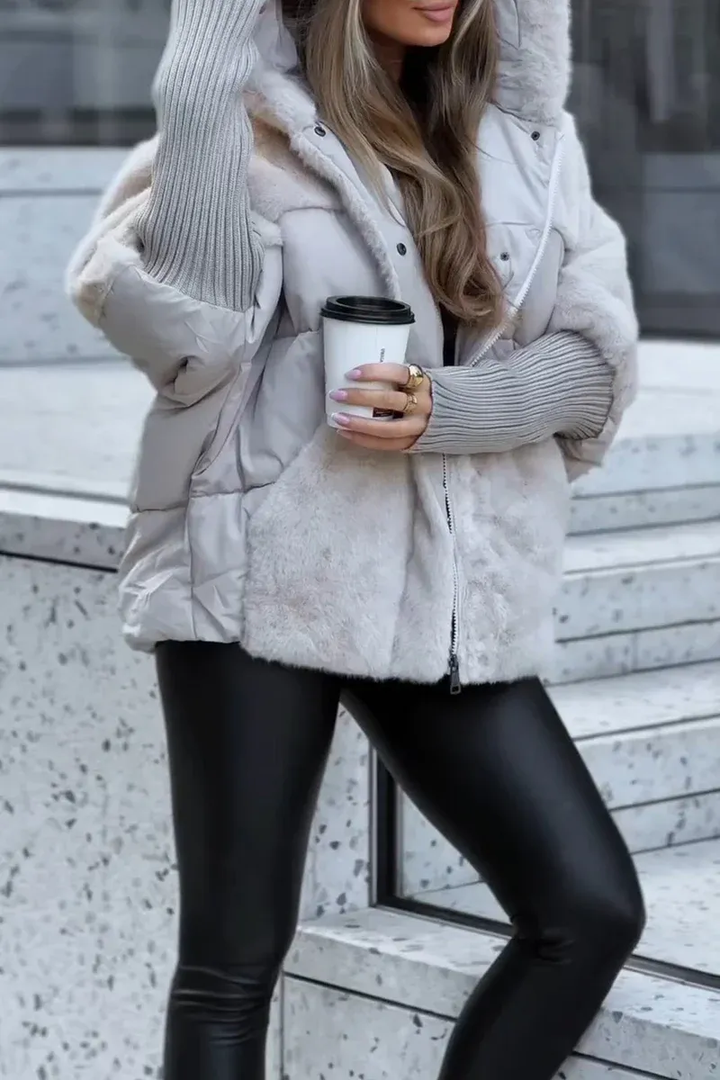MARISA™ -  Plush Comfort Hooded Jacket | Elina Dublin