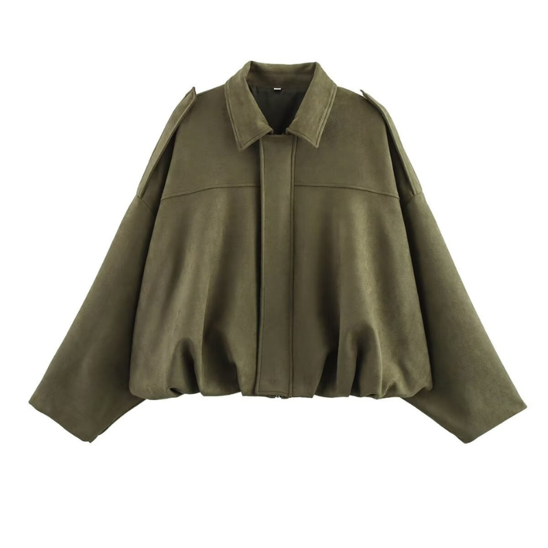 ANNA™ – Chic Cropped Pilot Jacket | Elina Dublin