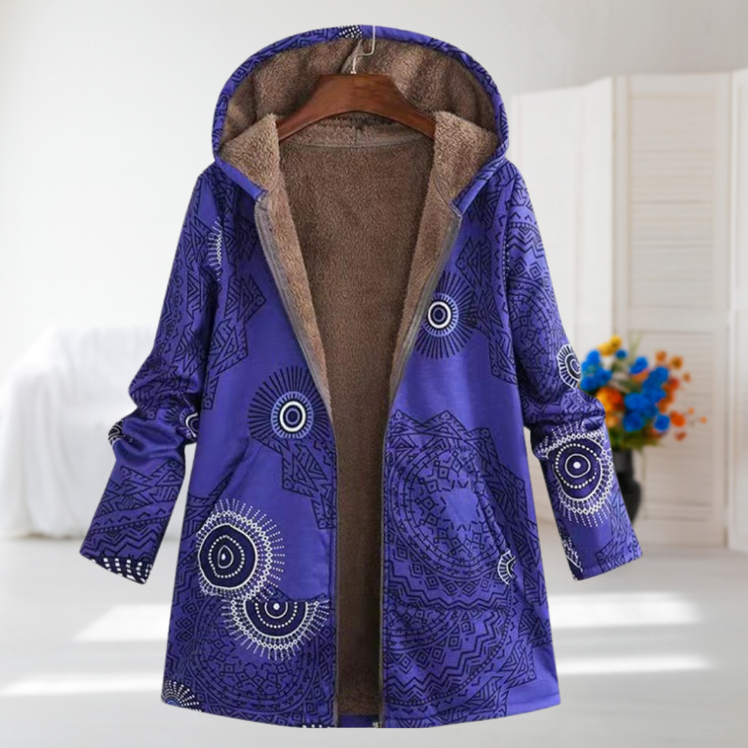 Vittoria | Coat with Mandala Pattern | Elina Dublin