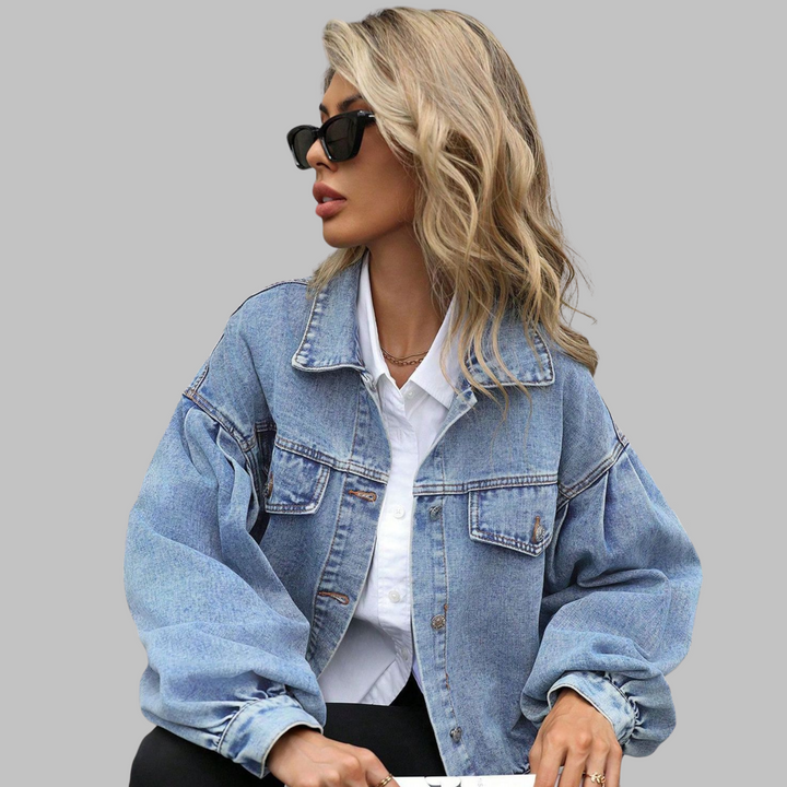 HEILA™ - Casual Long Sleeve Button Down Jacket | Elina Dublin