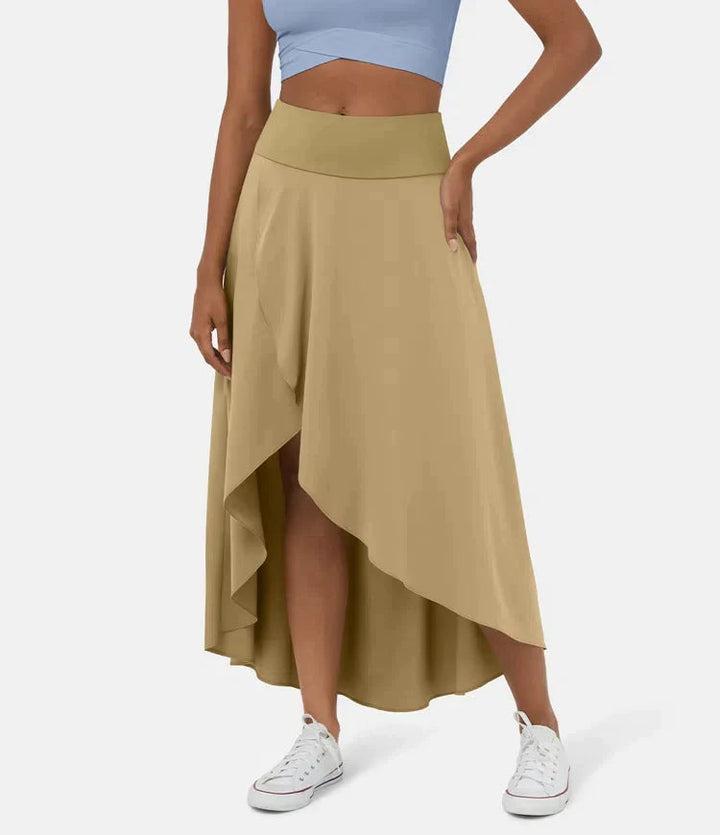AMELIE™ - Elegant Asymmetric Midi Skirt | Elina Dublin