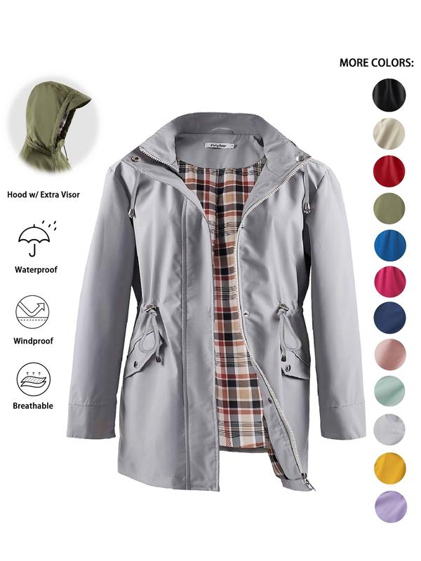 DENA™ - Lightweight Hooded Trench Coat for Casual Outings | Elina Dublin