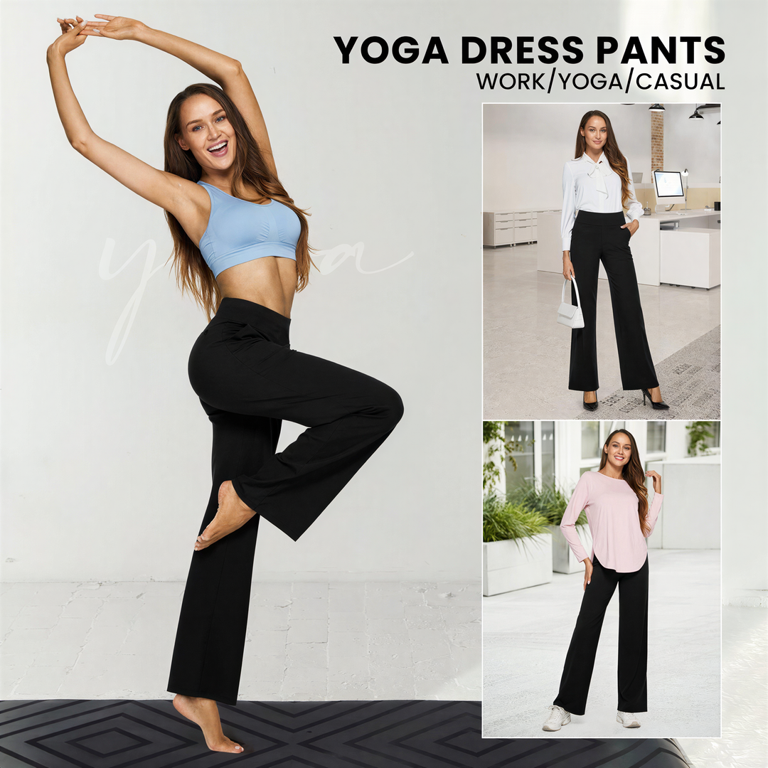 WHITNEY™ - Comfortable High-Waist Wide Leg Pants for Yoga and Outdoor Fun | Elina Dublin