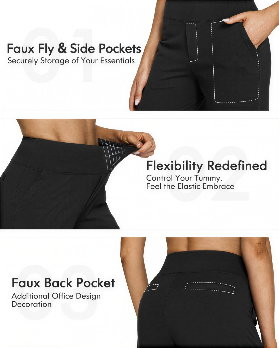 WHITNEY™ - Comfortable High-Waist Wide Leg Pants for Yoga and Outdoor Fun | Elina Dublin