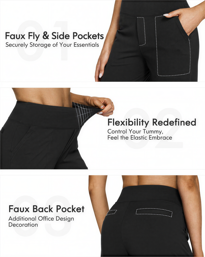 WHITNEY™ - Comfortable High-Waist Wide Leg Pants for Yoga and Outdoor Fun | Elina Dublin