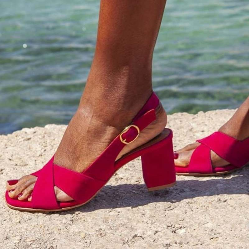 Cara - Blue Summer Sandals | Elina Dublin
