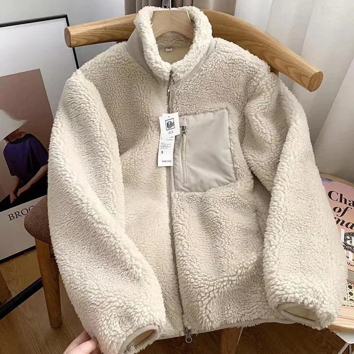 CELANDINE™ - Comfy Long Sleeve Zip-Up Plush Winter Jacket | Elina Dublin