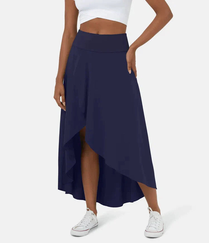 AMELIE™ - Elegant Asymmetric Midi Skirt | Elina Dublin