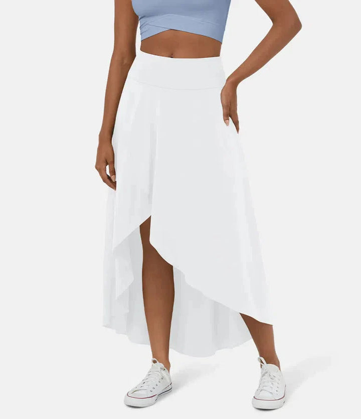 AMELIE™ - Elegant Asymmetric Midi Skirt | Elina Dublin