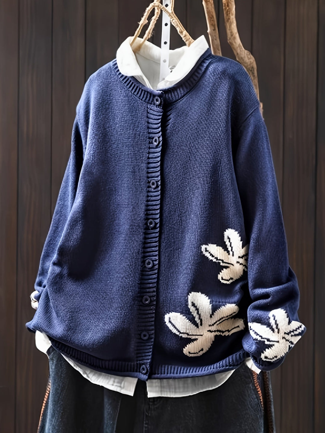 Safira - Cardigan with Floral Pattern | Elina Dublin