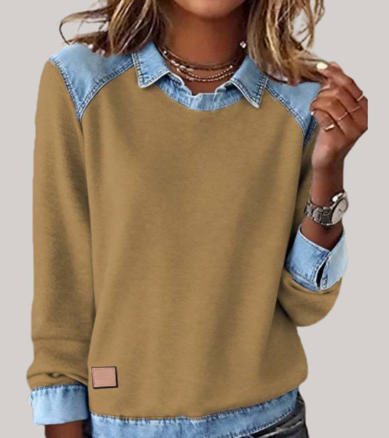 Rosalie™ — Modern Chic Knit Top | Elina Dublin