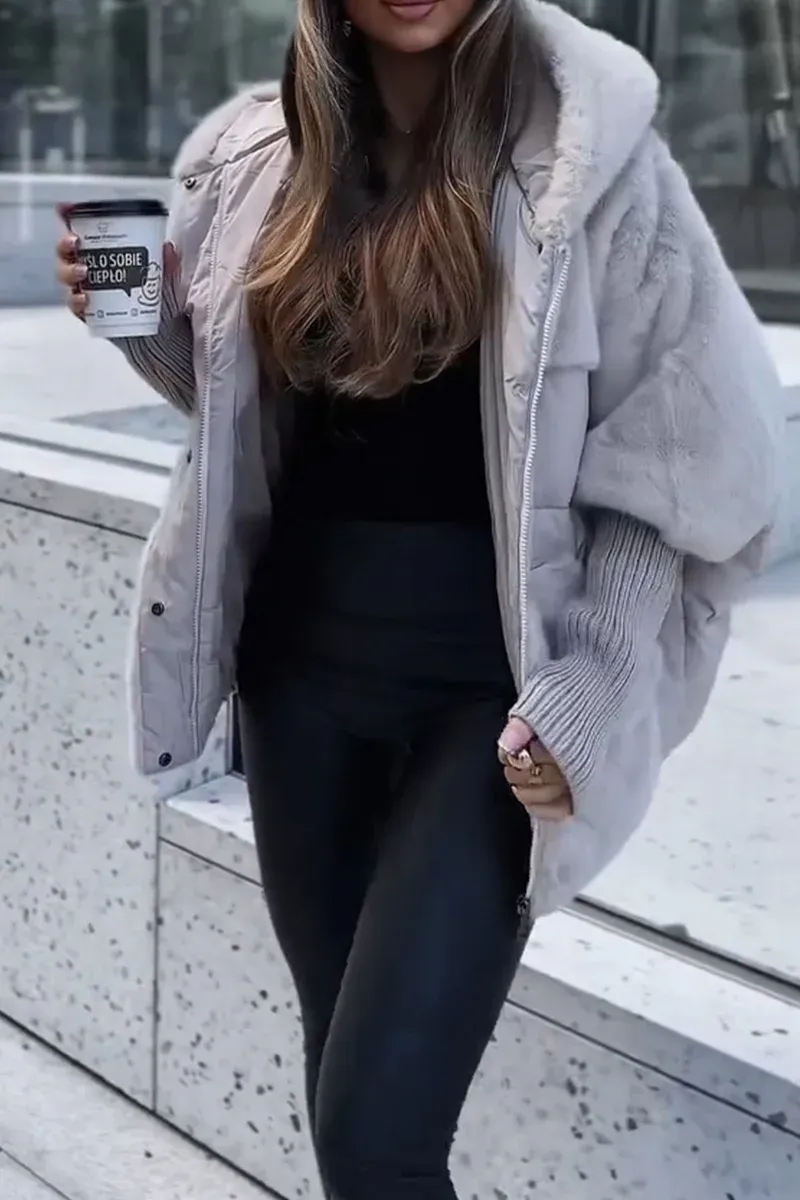 MARISA™ -  Plush Comfort Hooded Jacket | Elina Dublin