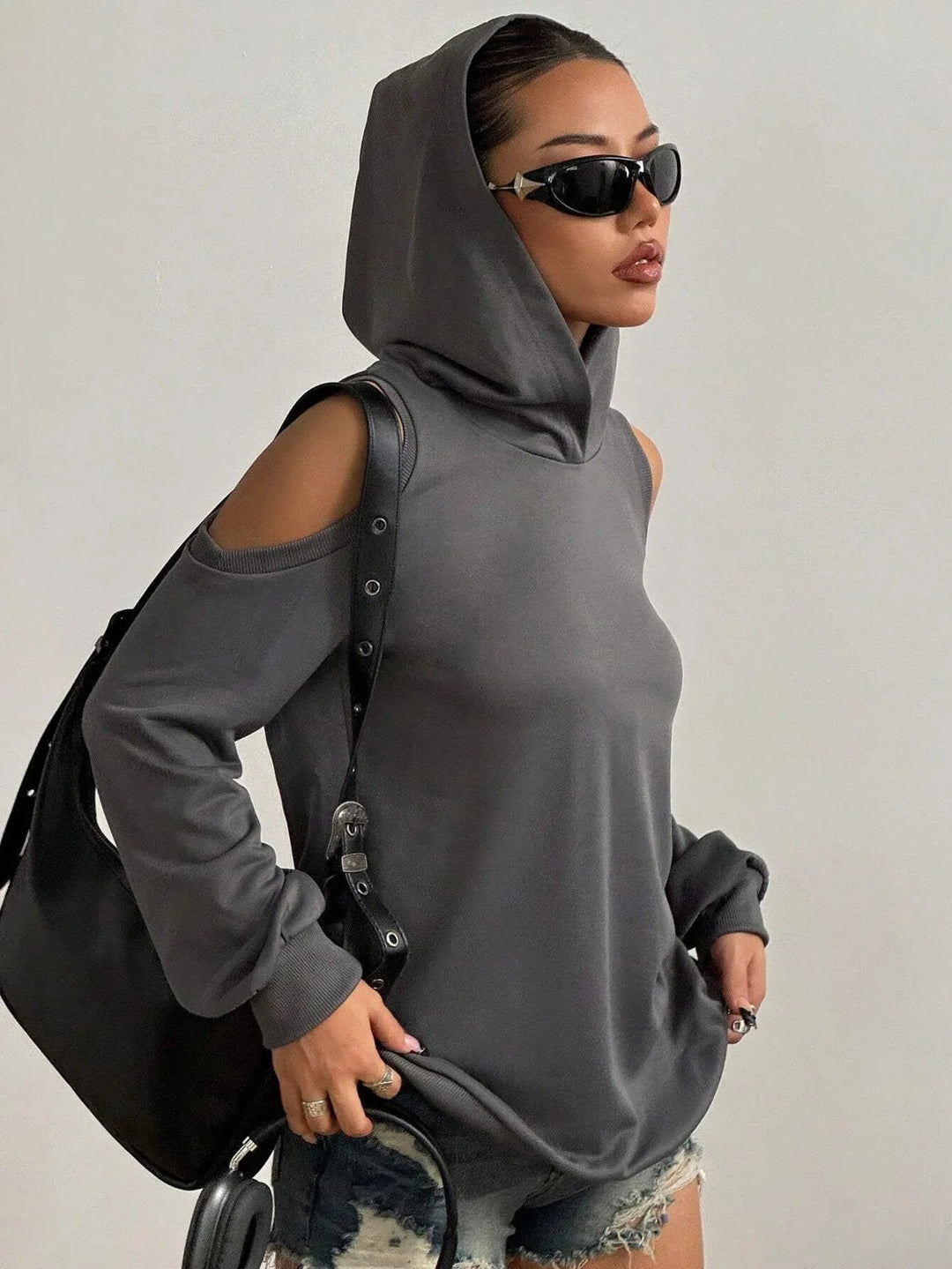 Camélia™ — Elegant Sweater with Open-Knit Shoulders | Elina Dublin