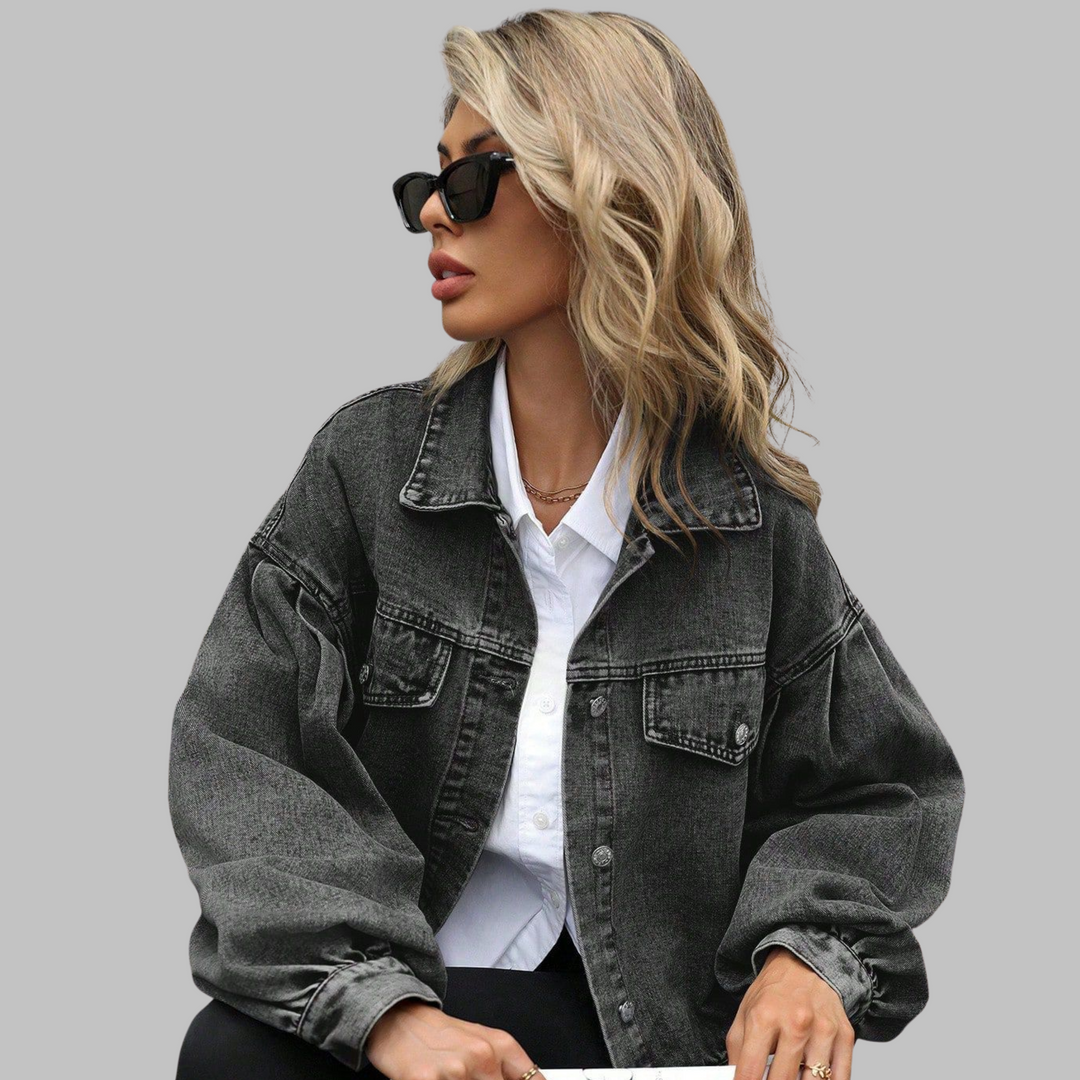 HEILA™ - Casual Long Sleeve Button Down Jacket | Elina Dublin