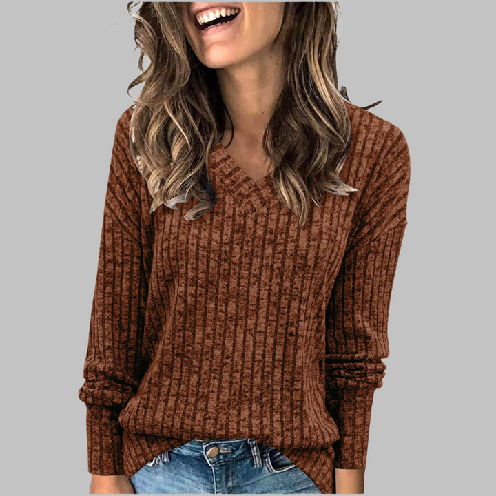 Sceirghleann - Vneck Comfy Sweater | Elina Dublin